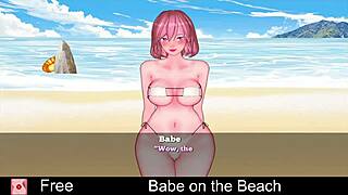 Babe Relaxing On The Beach