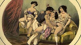 Hey, check out these vintage erotic drawings with a wild twist!
