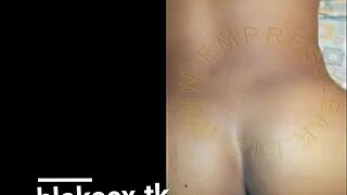 African Girl Bent Over Getting Drilled Doggystyle