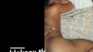 African Girl Bent Over Getting Drilled Doggystyle