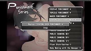 magical girl with big tits masturbates in anime game part 14