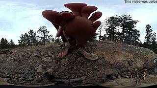 Giantess Shrinks Her Boss as Punishment in BDSM Hentai 360 VR