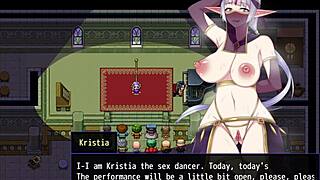 kris explores the city of pleasure with bondage and toys.