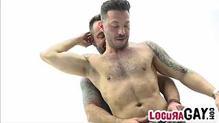 Hard fucking on the sofa: John Brachalli and Martín Mazza