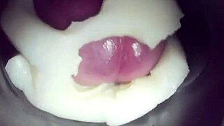 Can you feel the mess inside my fleshlight with this creampie?