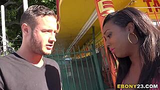 busty ebony lisa tiffian in interracial double penetration threesome