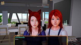 my new family episode 308 with teen redhead cartoon.
