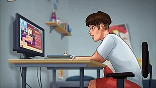 summertime saga 117 with cartoon hentai anime