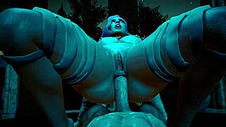 this 3d elf girl has a huge ass and loves sucking big cocks in this hentai episode