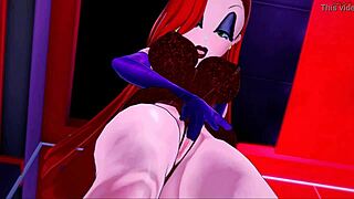 i fingered jessica rabbit's pussy to orgasm in hotel room cartoon hentai