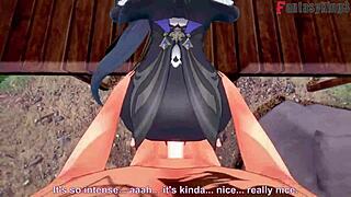 Clorinde Gives Blowjob In Genshin Impact Fantasy Scene