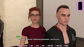 Naughty Redhead Desires My Big White Cock In Game