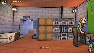 Hornycraft Parody Hentai Game Pornplay Ep 49 Double Creampie Alex Tight Pussy