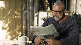 Lonely older man connects with his crush.