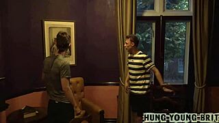 Intense Bareback Gangbang Fucks Arse Hole Repeatedly By Public Members