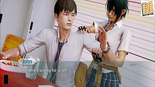 In Academy 74, the hentai anime game unfolds with epic battles and storylines.