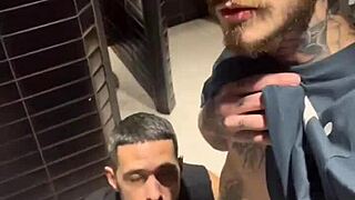 us exploring bathrooms in the usa with some fetish fun.