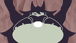 Miss Circle bangs the group in hentai game?