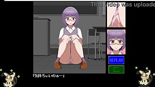 Hentai game pixel game cojiendo en la escuela con una zorra tetona todas las escenas