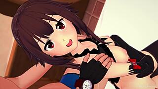 Megumin Puts On Bikini For Fucking In Inn