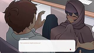 Tsundere Milfin Hentai Game Pornplay Ep 5 My Muslim Boss Is Giving Me A Titjob Under The Desk?