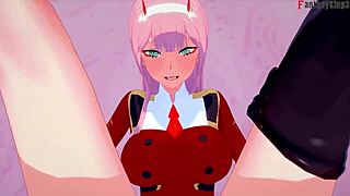 Zero Two's Hard Sex in POV Fantasy.