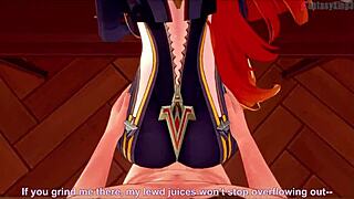 Mavuika Gets Nailed in Jean's Office for Wild 3D Fantasy in Genshin Impact