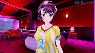 Oozora Subaru and Yuzuki Choco in Intense Sex! Hololive VTuber POV Hentai