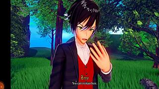 I meet the hellhound girl in HG Champion of Realms P6.