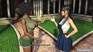 in lust academy ep 3, cute girl 3some big cock