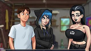 summertime saga 153 features teen cartoon adventure with small tits