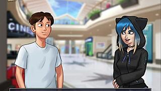 summertime saga 153 features teen cartoon adventure with small tits