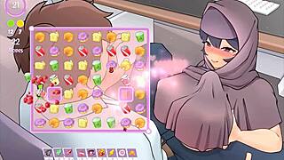 Tsundere Milfin Hentai Game Pornplay Ep 5 My Muslim Boss Is Giving Me A Titjob Under The Desk?