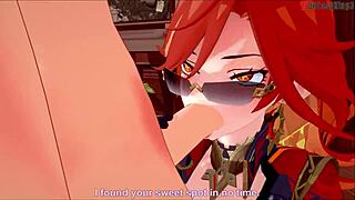 Mavuika Gets Nailed in Jean's Office for Wild 3D Fantasy in Genshin Impact