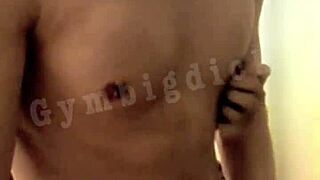 Hey, handsome Asian gay couple gets horny with bareback amateur action