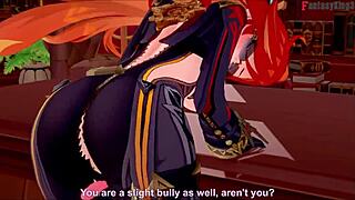 Mavuika Gets Nailed in Jean's Office for Wild 3D Fantasy in Genshin Impact