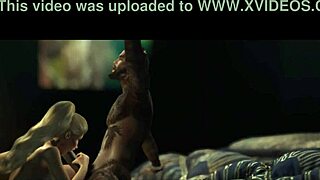 I-I watch Ali Lancrae and Damien Godard in this hentai anime