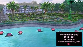 innocent redhead fucks with bbc bum on the street - sims 4 - 3d animation 😈