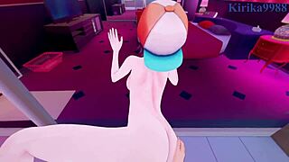 Oozora Subaru and Yuzuki Choco in Intense Sex! Hololive VTuber POV Hentai