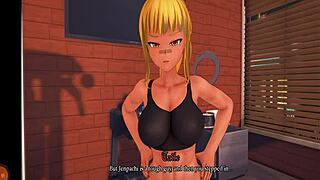 I meet the hellhound girl in HG Champion of Realms P6.