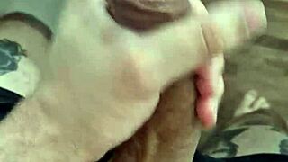 young brazilian twink masturbating solo at home in homemade video