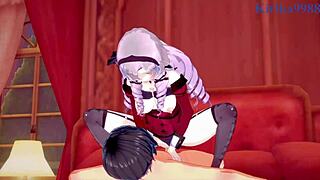 hyakumantenbara salome's wild sex in nijisanji vtuber hentai