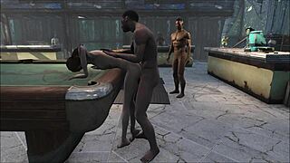 Fo4 Pool Table Party with Fucking and Blowjob Scenes