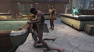 Fo4 Pool Table Party with Fucking and Blowjob Scenes