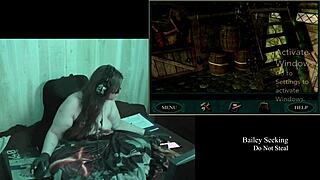 What's the naked secret behind the old clock in part 5 of this bbw game?