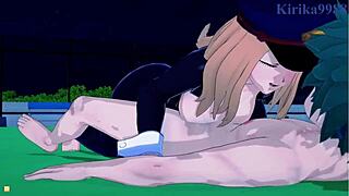 Camie utsushimi and itsuka kendo and izuku midoriya intense sex - my hero academia hentai