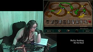 What's the naked secret behind the old clock in part 5 of this bbw game?