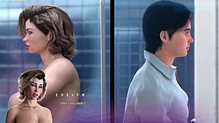 Does Landlady Evelyn Catch Tenant in Shower?