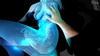 Cortana loves my dick in this 3D hentai uncensored SFM, showing off her big tits and ass