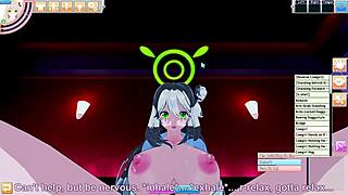 in blue archive, nonomi invites you to the love hotel for a party